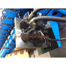 Soporte de pared de metal y soporte Soporte de canal para rollo de bandeja de cable que forma la máquina de producción Tailandia